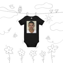 Load image into Gallery viewer, Water Boi Mugshot Baby short sleeve one piece