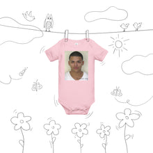 Load image into Gallery viewer, Water Boi Mugshot Baby short sleeve one piece