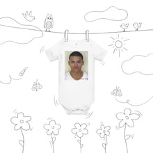 Load image into Gallery viewer, Water Boi Mugshot Baby short sleeve one piece